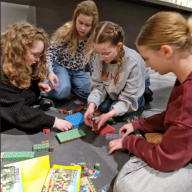 Moderne historische Spiele im Museum Quintana