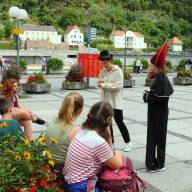 Siebtklässler erkunden Passaus historische Altstadt