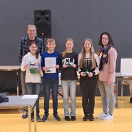 Siegreiches GymVof-Team stellt beim Thales Wettbewerb einen Rekord auf